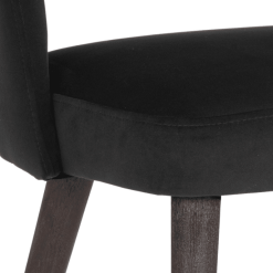 Monae Dining Chair in Abbington Black Details