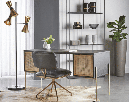 Virtu Dining Chair in Bravo Black Office Space