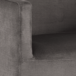 Zane Wheeled Lounge Chair Piccolo Pebble Details