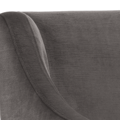 Zane Wheeled Lounge Chair in Piccolo Pebble UPH Details