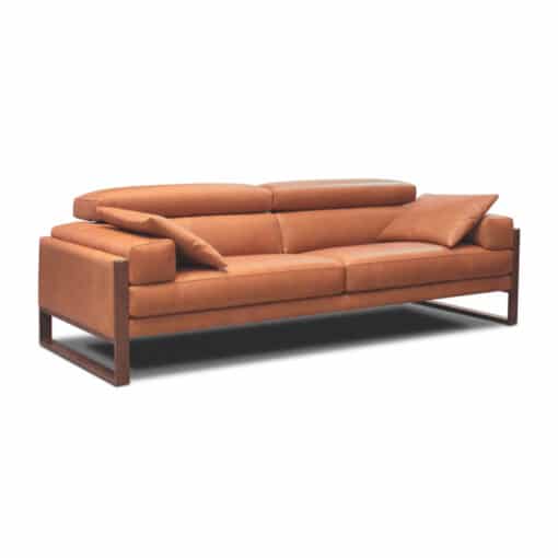 Kincord Loveseat with Wooden Frame