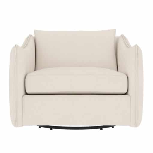 Monterey Swivel Chair Light Grey Front
