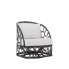 Bali Swivel Chair in Flat Rope Weave Frame
