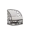 Bali Swivel Chair in Split Cane Frame