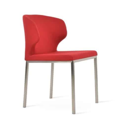 AMED METAL SS DINING SEAT CAMIRA ERA FABRIC RED chair