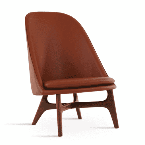 Avanos Lounge Chair Cinnamon PPM FR Wood Base