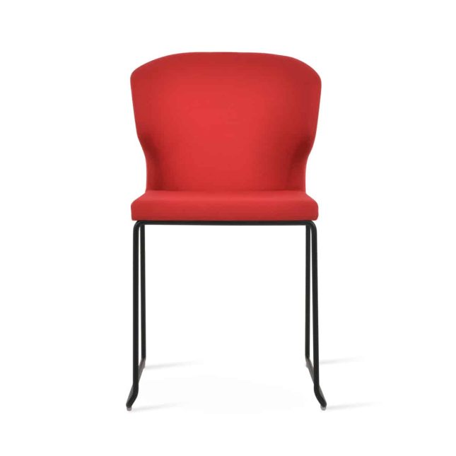AMED STACKABLE WIRE SEAT CAMIRA ERA FABRIC RED