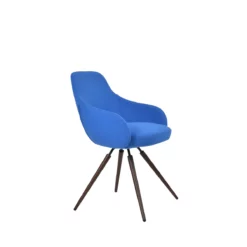 Gazel Arm Carrot Swivel Dining Chair