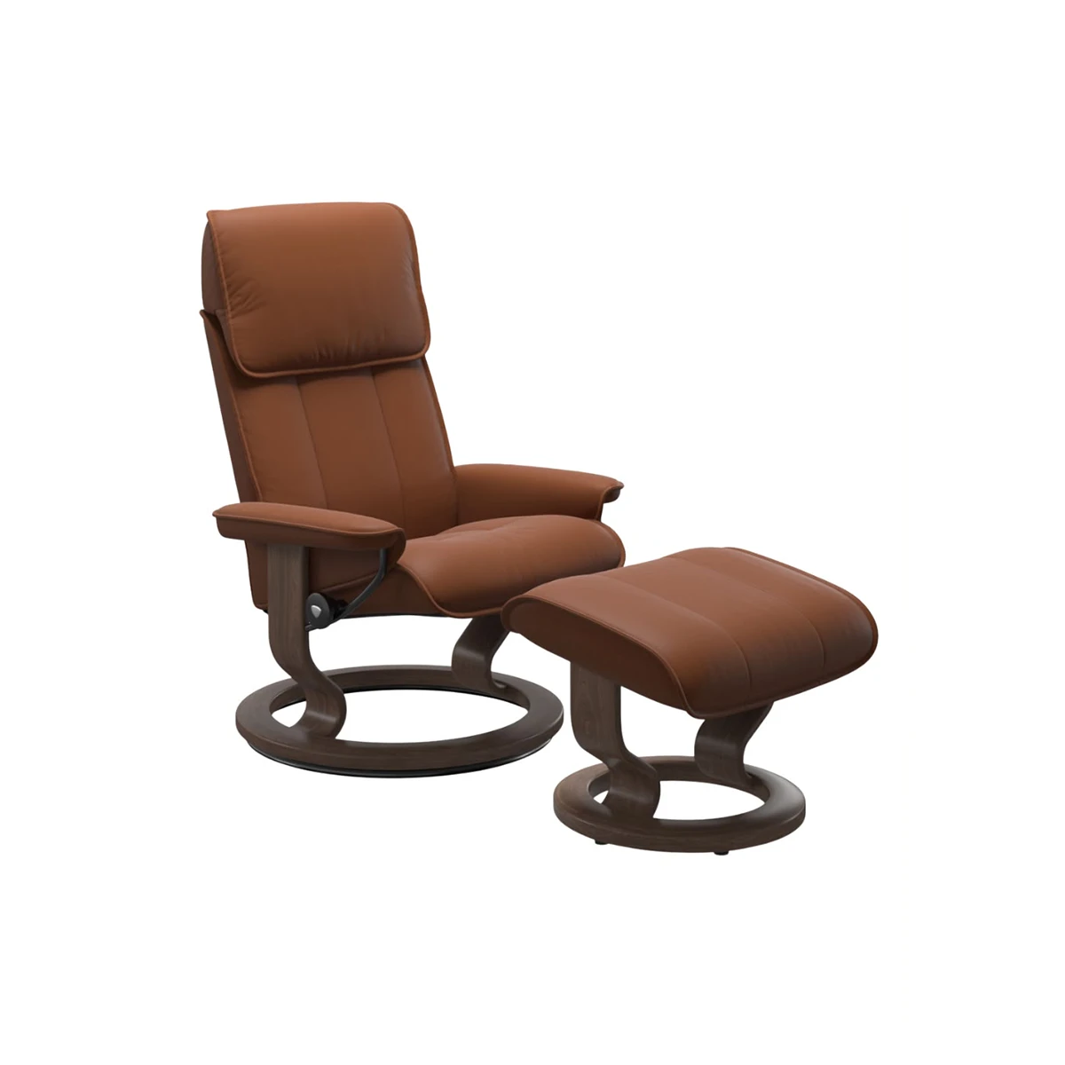 Stressless Recliner Admiral Classic Chair With Footstool - Image 3