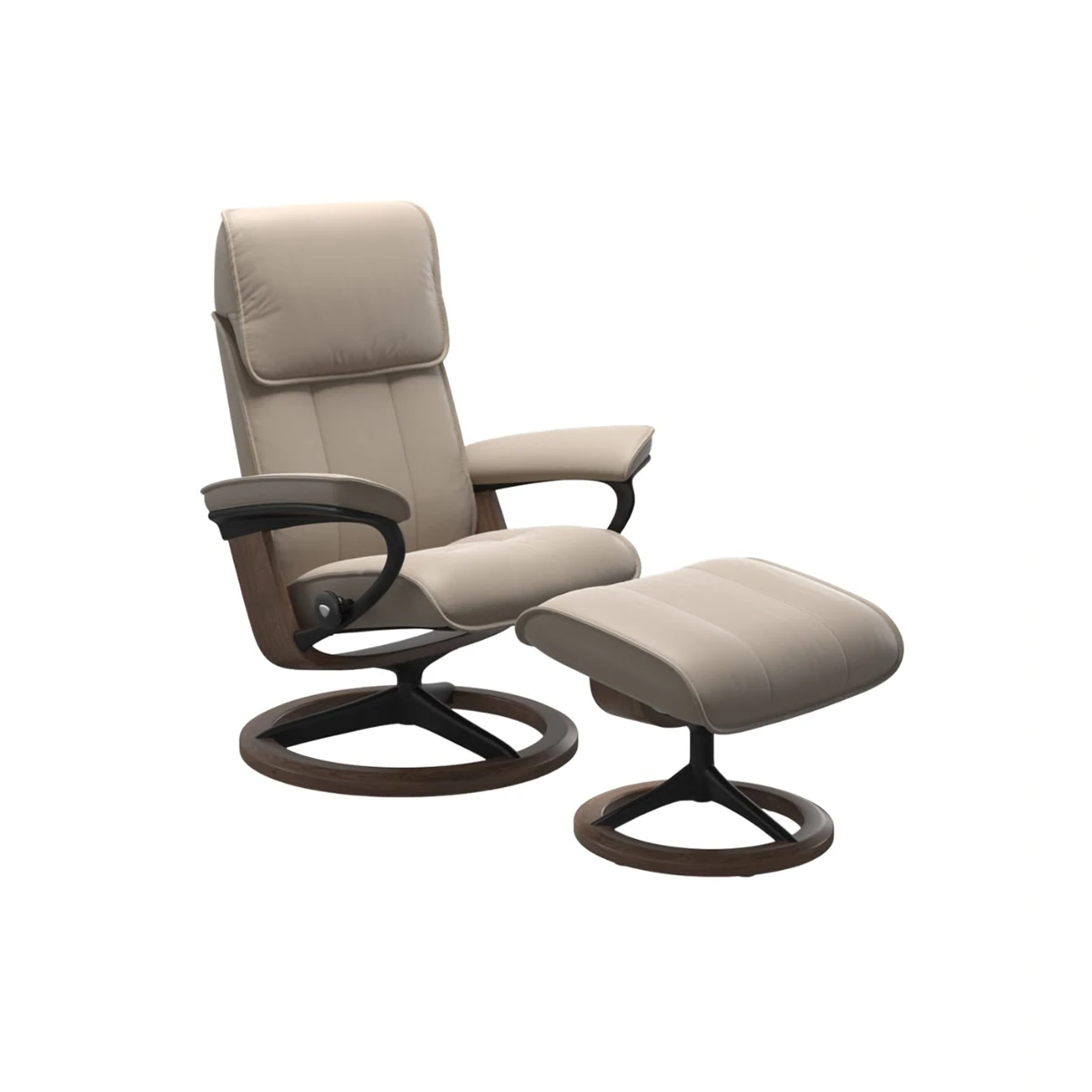 Stressless Recliner Admiral Signature Chair With Footstool - Image 4