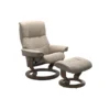 Stressless Recliner Mayfair Classic Chair With Footstool - Image 3