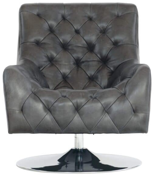 bernhardt upholstery finn swivel chair slo front