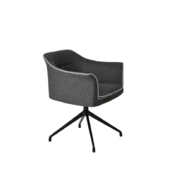 London Arm Spider Swivel Dining Chair