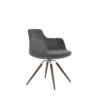 Dervish Carrot Swivel Dining Chair