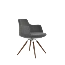 Dervish Carrot Swivel Dining Chair