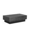 Blakely Coffee Table in Gunmetal Finish