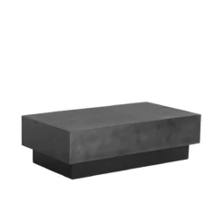 Blakely Coffee Table in Gunmetal Finish