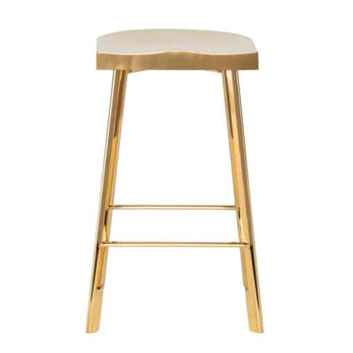 icon counter stool gold