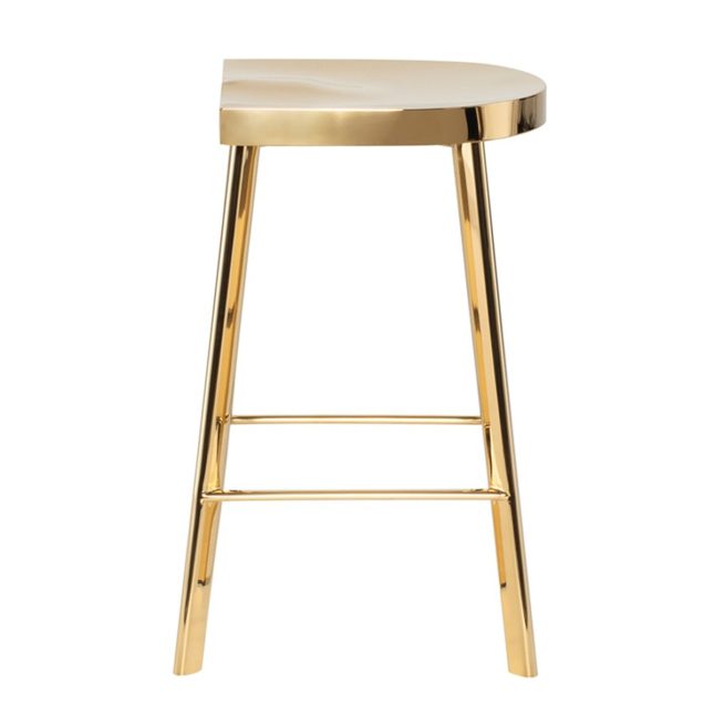 icon counter stool gold