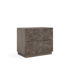 Calavaras Nightstand In Smoked Truffle Finish