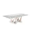 Carmel Dining Table with Glass Top