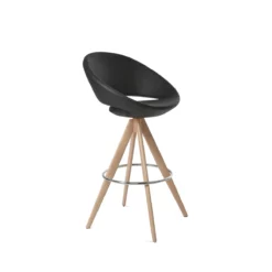 Crescent Pyramid MW Swivel Bar Stool