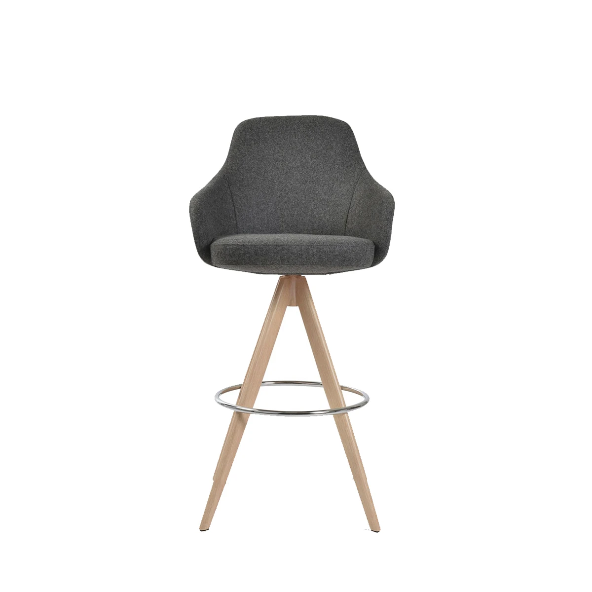 Gazel Arm Pyramid MW Bar Stool