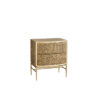 Glimmer Night Stand in Brass Finish