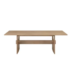 Kobe Rectangular Dining Table With Wood Top