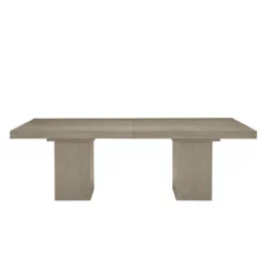 Linea Extendable Dining Table In Greige Finish