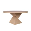 Newport Dining Table In Natural Oak Finish