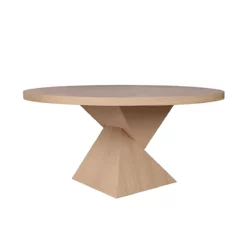 Newport Dining Table In Natural Oak Finish
