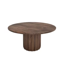 Rufus Round Wood Dining Table