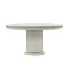 Samantha Dining Table In Washed Oak Finish