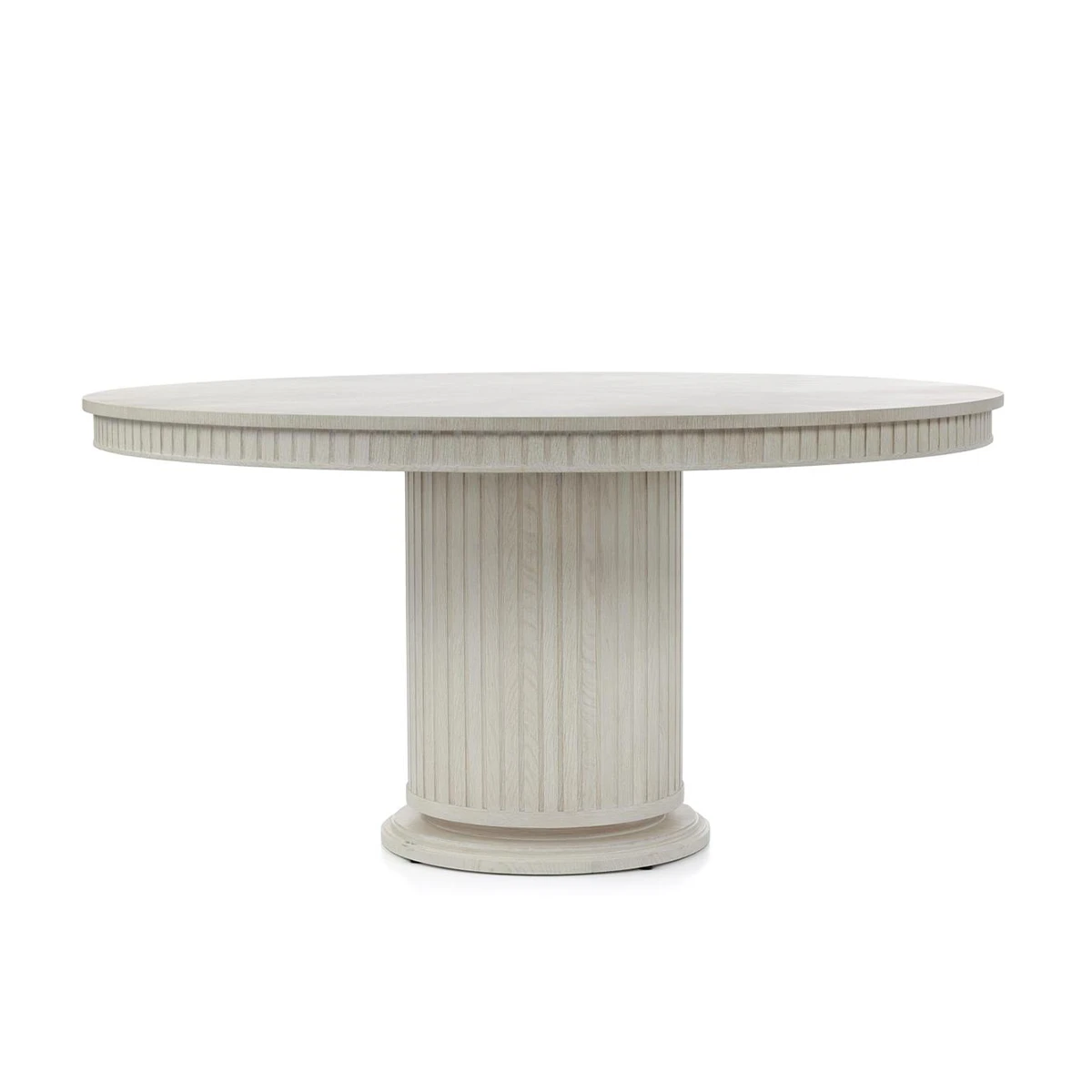 Samantha Dining Table In Washed Oak Finish