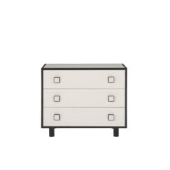 Silhouette Nightstand with Onyx Wood Frame