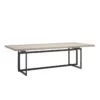 Wish You Were Here Dining Table In Bronze Base