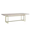 Wish You Were Here Dining Table In Gold Base