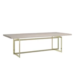 Wish You Were Here Dining Table In Gold Base