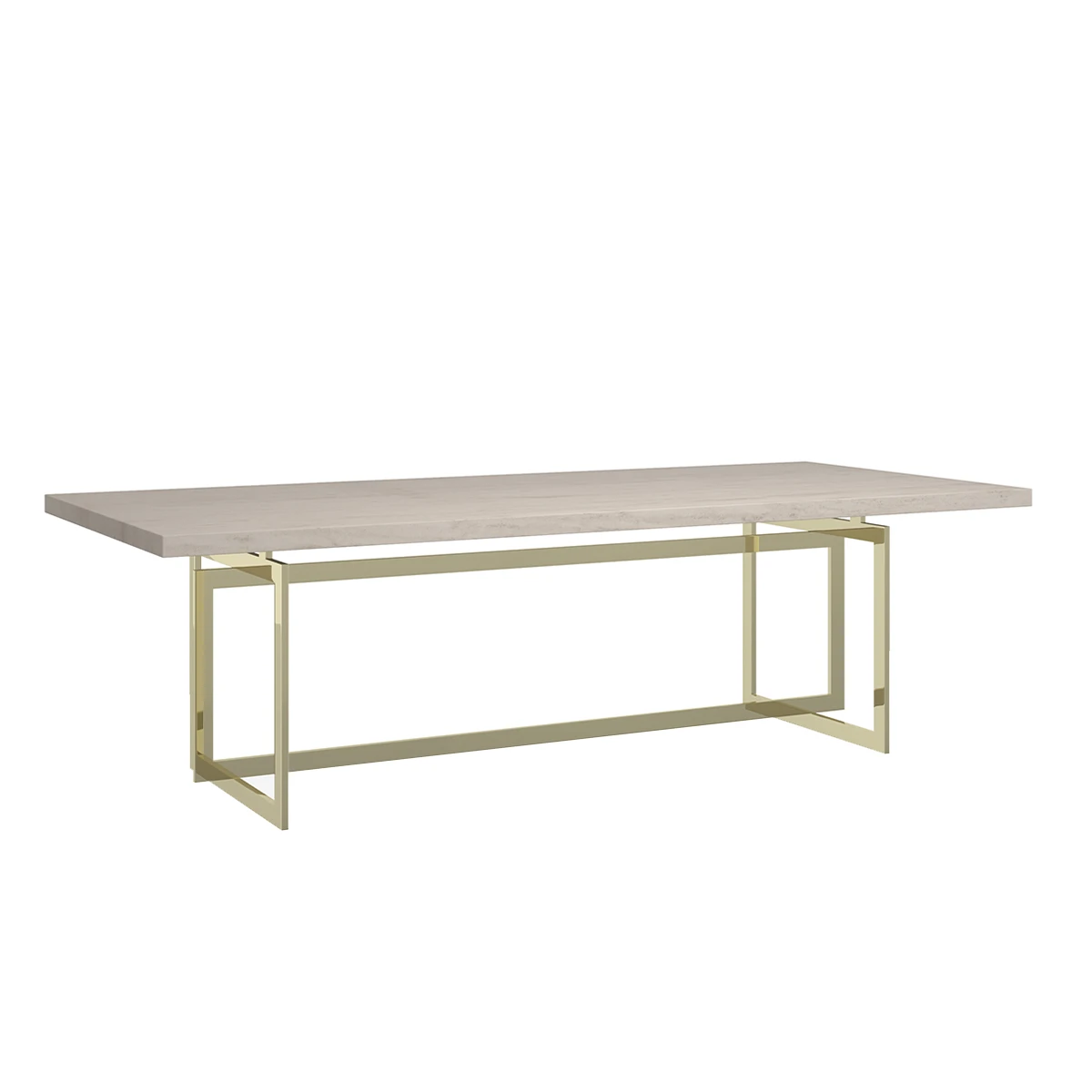 Wish You Were Here Dining Table In Gold Base