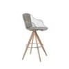 Zebra Pyramid MW Bar Stool