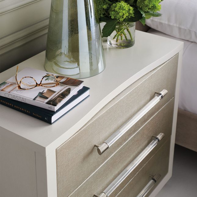 a clear touch nightstand