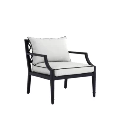 Barrett Accent Chair in Black Finish