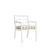 Devon Dining Chair In White Finish
