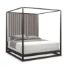 Pinstripe Canopy Bed