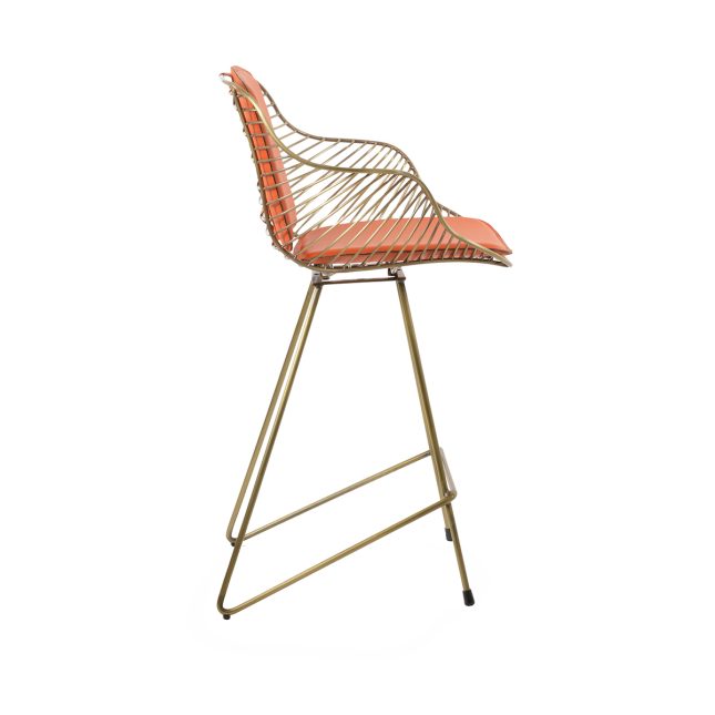 zebra cattelan stool