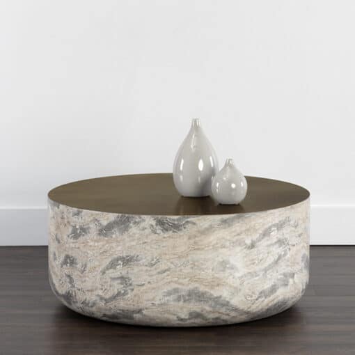 Diaz Coffee Table in Marble Finish