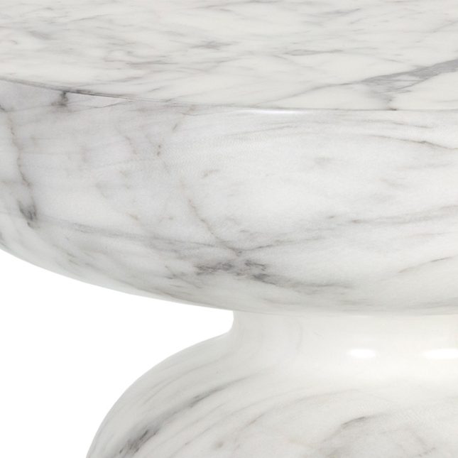 Lucida End Table Marble Finish