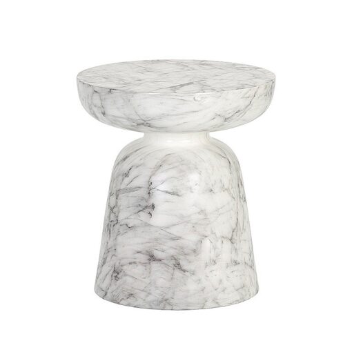 Lucida End table Marble Finish