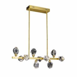 reese light rectangular chandelier